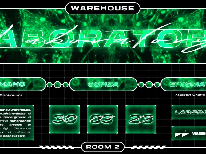 Warehouse Laboratory #4 - MAHØ, Gonza, Enigmatik
