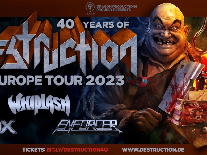 CONCERT : Destruction - Whiplash - Enforcer - Crisix