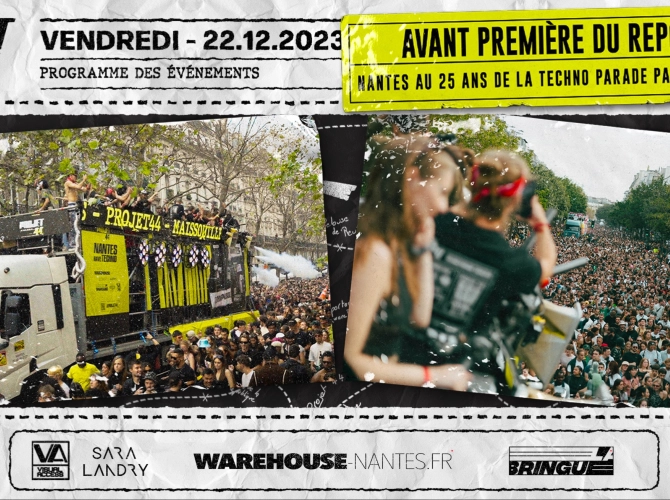 Avant-Première du reportage : Nantes au 25 ans de la Techno Parade