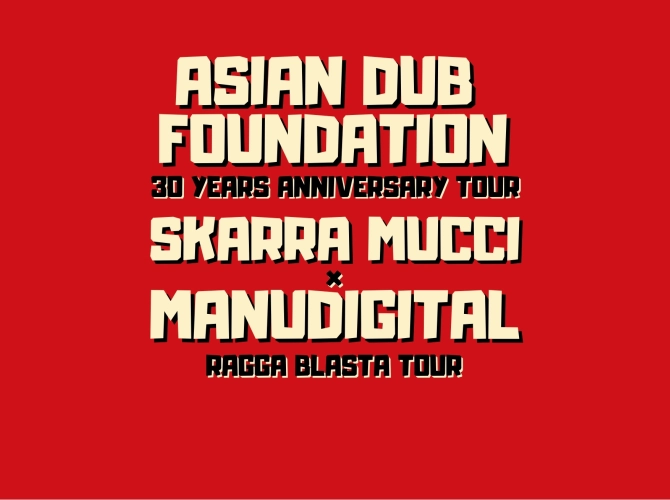Manudigital Ft Skarra Mucci & Asian Dub Foundation en concert à Nantes !