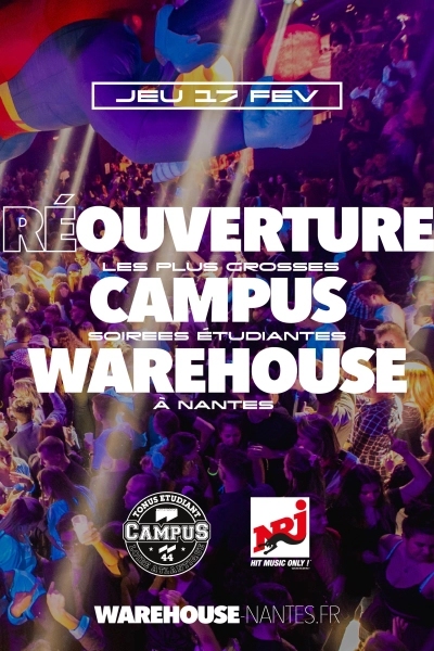 (Ré)ouverture Campus du Warehouse w/ Boris &Moris