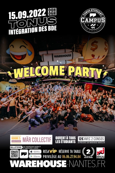 Tonus - Welcome Party (ouvert à tous les étudiants!)