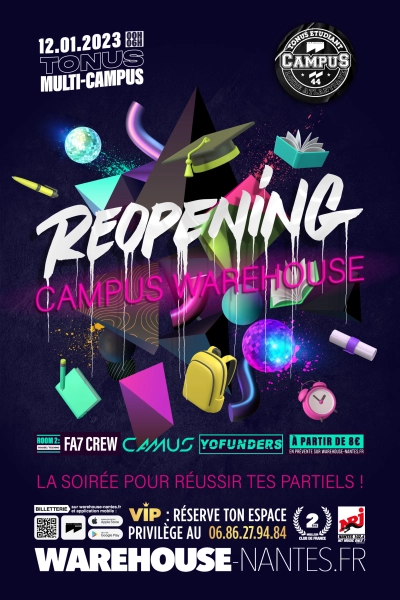 TONUS - Reopening - Campus Warehouse