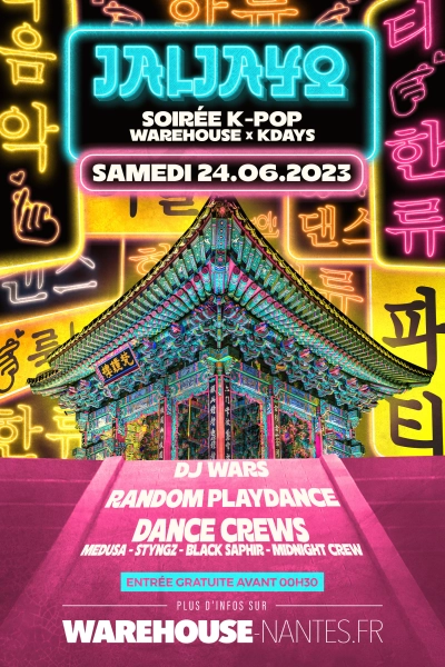 Jaljayo, la Soirée K-Pop Warehouse X KDays