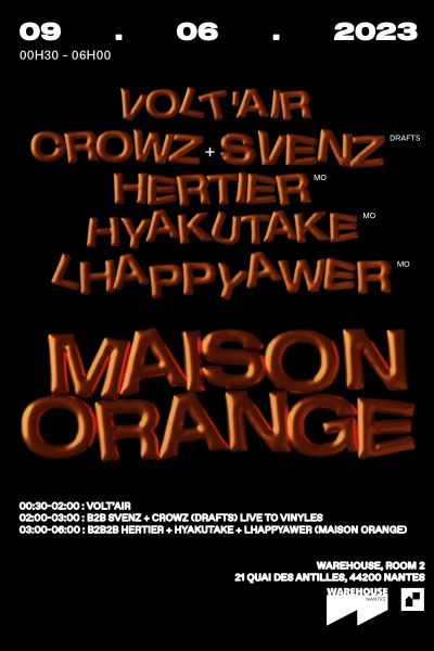 Maison Orange au Warehouse Room 2