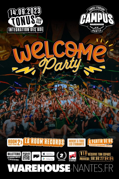 Tonus - Welcome Party (ouvert à tous les étudiants)