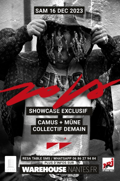 ZOLA en showcase exclusif à Nantes !