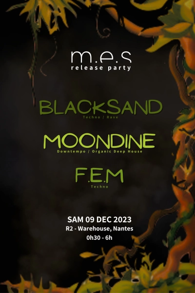 M.E.S Night : F.E.M / Blacksand / Moodine
