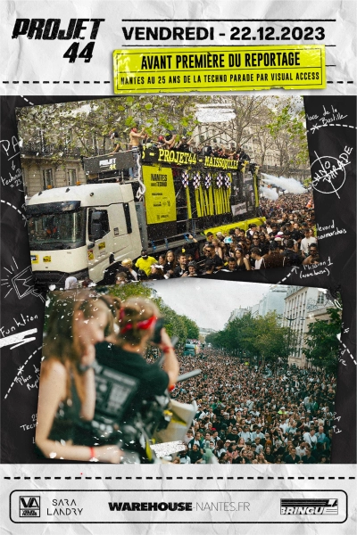 Avant-Première du reportage : Nantes au 25 ans de la Techno Parade