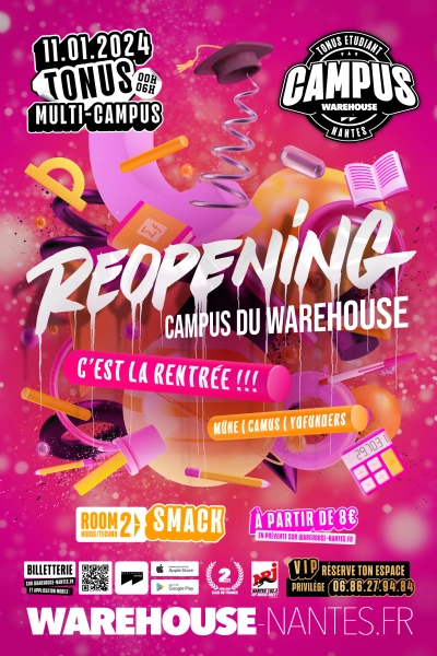 TONUS - Reopening - Campus du Warehouse