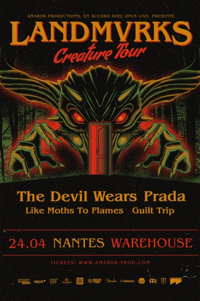 Concert : Landmvrks + The Devil Wears Prada + Like Moths To Flames & Guests