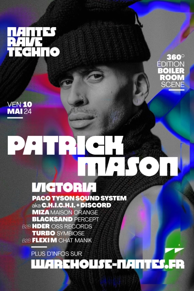 Nantes Rave Techno - Patrick Mason, Paco Tyson Sound System & More