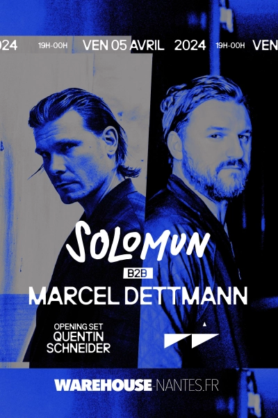 Solomun B2B Marcel Dettmann - Concert exclusif au Warehouse à Nantes