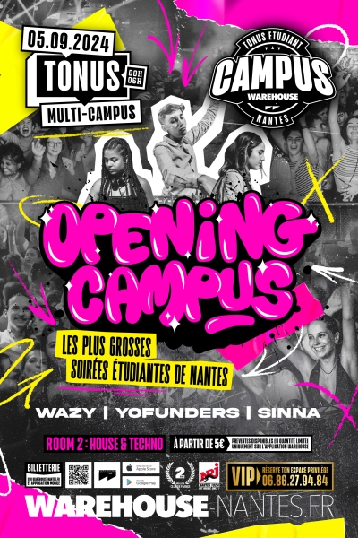 Tonus - OPENING Campus du Warehouse