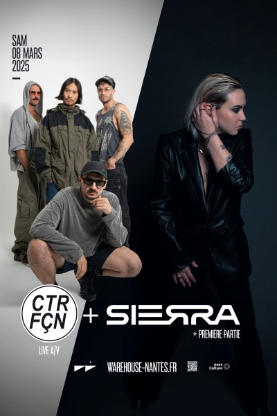 SIERRA et Contrefaçon en concert à Nantes ! + Première partie Mystery Kid !