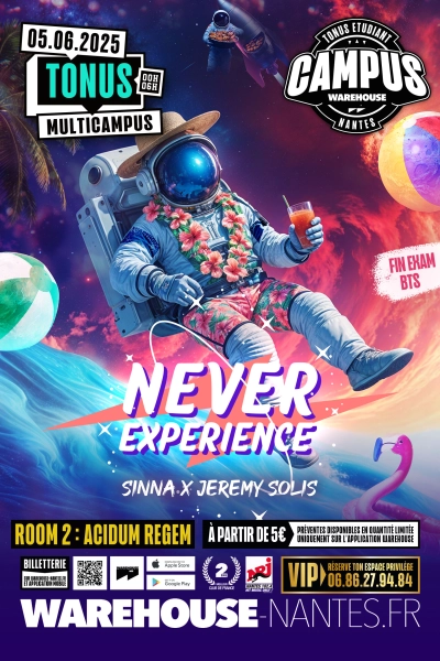 Tonus Never Expérience - Fin Exam BTS