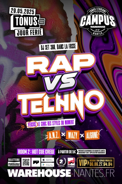 Tonus Rap vs Techno - Jour Férié
