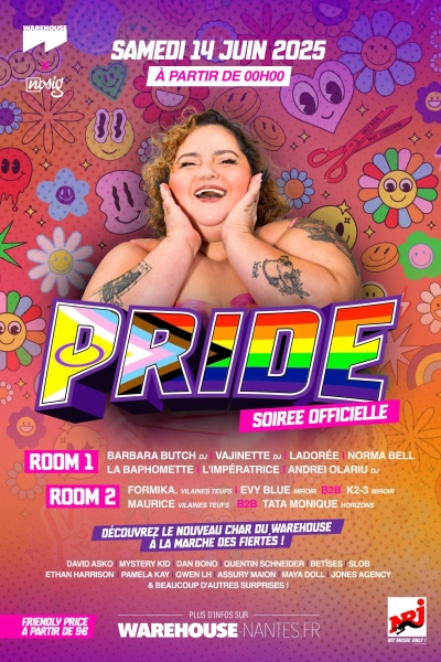 Pride 2025 - Soirée officielle à Nantes !
