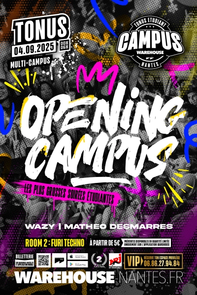 Tonus - OPENING du Campus - 1er de l'Année