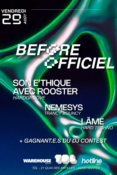 Before Officiel Warehouse by HOTLINE agency XXL