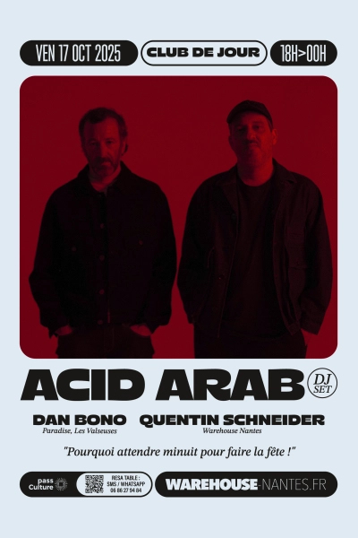 Club de Jour w/ Acid Arab Dj Set