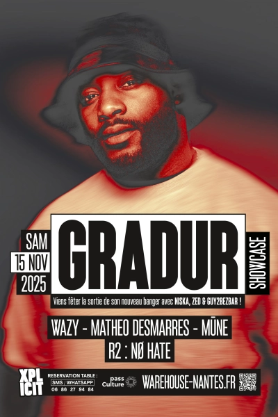 XPLICIT invite GRADUR en showcase exclusif à Nantes !