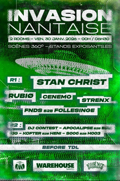 Invasion Nantaise w/ STAN CHRIST, RUBIØ & more