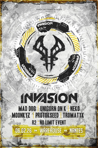 Hardcore France & Eskape présentent Invasion