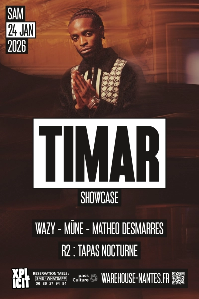 XPLICIT invite TIMAR en showcase exclusif à Nantes !