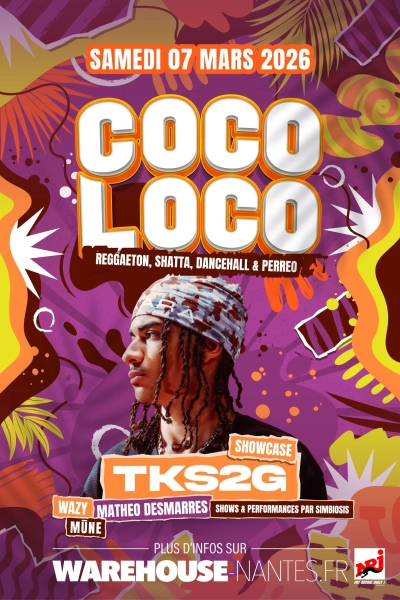 COCOLOCO invite TKS 2G en showcase exclusif à Nantes