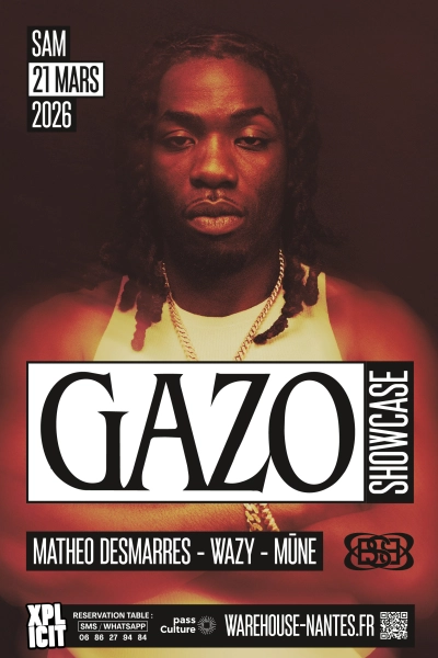 XPLICIT invite GAZO en showcase exclusif à Nantes