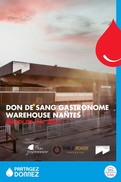 Don de sang Gastronome à Nantes