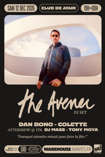 Club de Jour invite THE AVENER (Dj set)