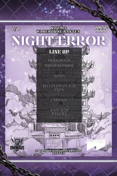 Night Error - Collectif Oniwave