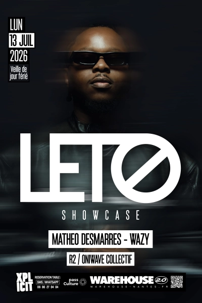 XPLICIT invite LETO en showcase exclusif à Nantes