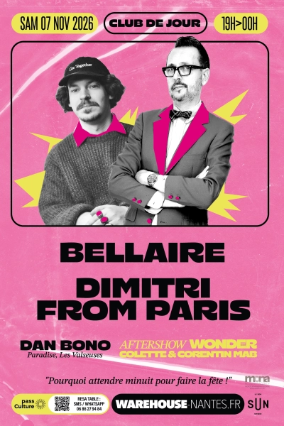 Club de Jour invite Bellaire & Dimitri from Paris