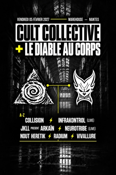 Cult Collective x Le Diable Au Corps au Warehouse Nantes