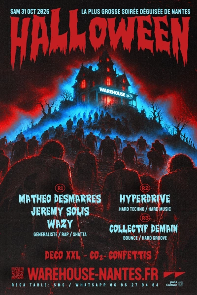 HALLOWEEN 2026 - La plus grosse soirée déguisée à Nantes