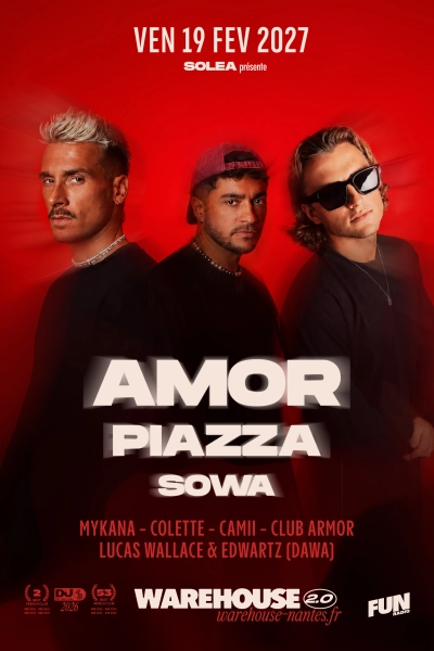 Amor, Piazza, Sowa by SOLEA
