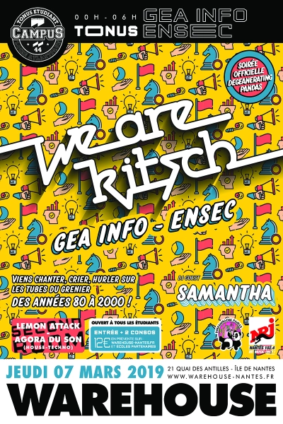 Tonus GEA INFO / ENSEC – We Are Kitsch