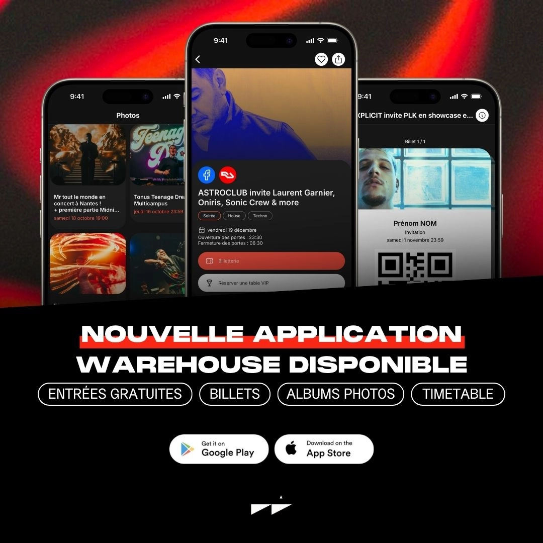 Nouvelle app Warehouse disponible !