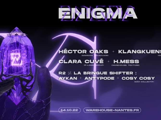 Enigma - Héctor Oaks, Klangkuenstler, Clara Cuvé, H.Mess