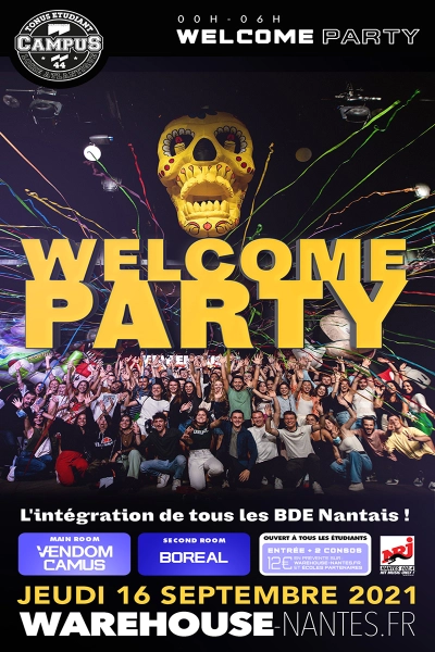 Tonus - Welcome Party (ouvert à tous les étudiants)