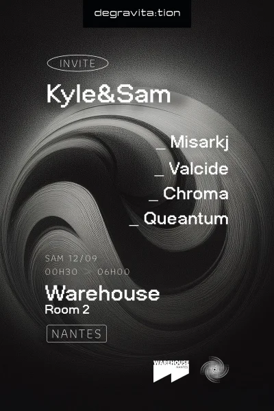 Degravita:tion invite Kyle & Sam