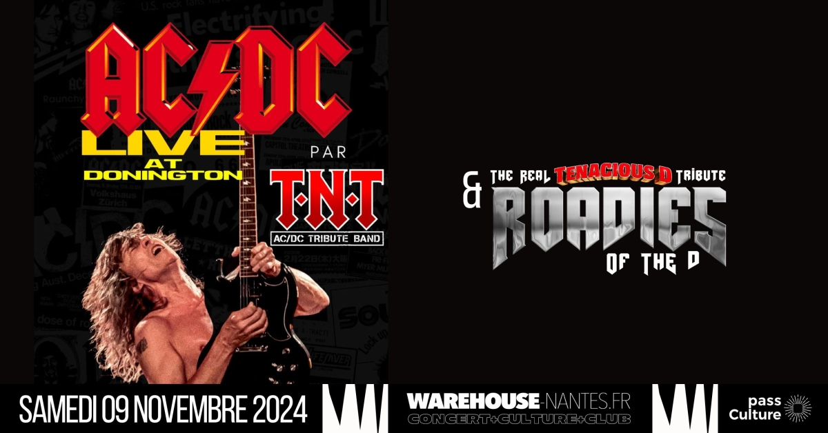 T.N.T AC/DC Tribute Band | Warehouse Nantes | Samedi 09 Novembre 2024 ...